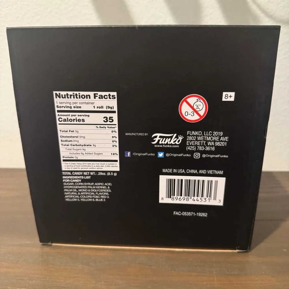 Funko Pop! Marvel Mystery Box GameStop Exclusive Empty Replacement Black